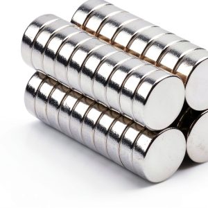 Deryun 8x2.7mm Rare Earth Magnets Nickel Coated Silver-0