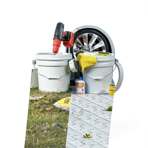 EconoHome 5 Gallon Bucket Heavy-Duty Plastic Storage Pail-3
