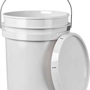EconoHome 5 Gallon Bucket Heavy-Duty Plastic Storage Pail-0