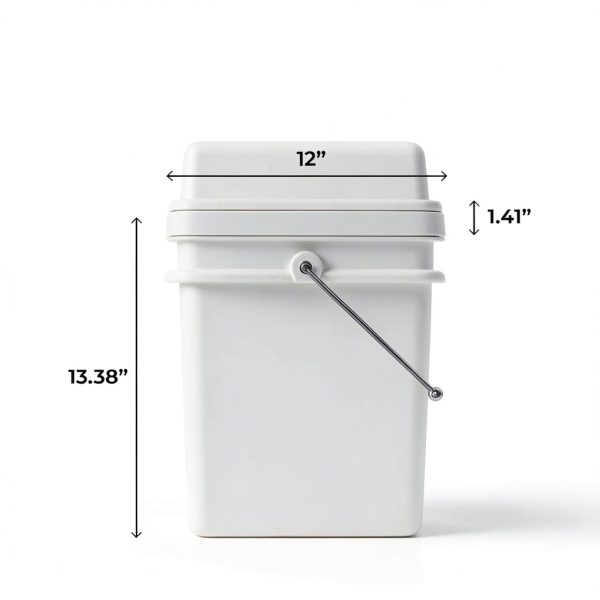 EconoHome 5 Gallon Bucket Heavy-Duty Plastic Storage Pail-6