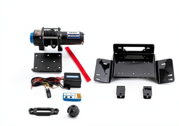 WeiSen 12V winch Kit 4500lb Mount Bracket & Synthetic Line-3