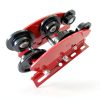 Manual Trolley Senotoyar 6‑Wheel I‑Beam Lift 2200lb Adjustable Flange-0
