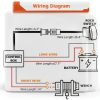 WeiSen 12V winch Kit 4500lb Mount Bracket & Synthetic Line-5