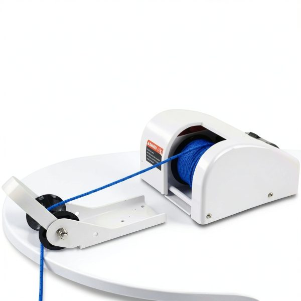 Electric Anchor Winch Acdet 25LBS Marine with Remote Control White-2