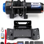 WeiSen 12V winch Kit 4500lb Mount Bracket & Synthetic Line-0