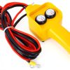 ATV Winch Generic 2000lb 12V 1.0hp Steel Cable Roller Remote Control-7