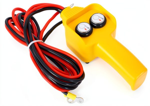 ATV Winch Generic 2000lb 12V 1.0hp Steel Cable Roller Remote Control-7