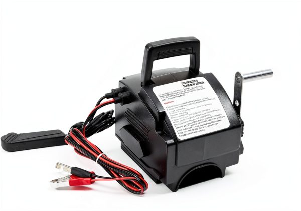 Electric Boat Winch Xlsdlvcnxz 6000lb 12V 300W Portable Steel Winch-4