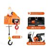 Electric Hoist Winch NTNOEA 110V Portable 1500W 1100lb Capacity Orange-3