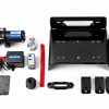 WeiSen 12V winch Kit 4500lb Mount Bracket & Synthetic Line-7