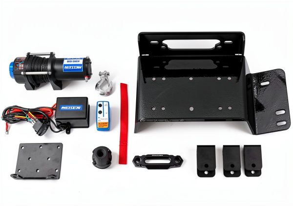 WeiSen 12V winch Kit 4500lb Mount Bracket & Synthetic Line-7