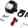 Portable Electric Winch lxrnqcey 12V 300W 5000lb Capacity Black-2