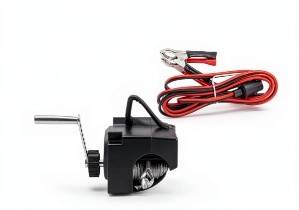 Electric Boat Winch Xlsdlvcnxz 6000lb 12V 300W Portable Steel Winch-3
