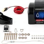 Electric Boat Anchor Winch AUTOMUTO 45lb with 100ft Rope Remote-0