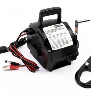 Electric Boat Winch Xlsdlvcnxz 6000lb 12V 300W Portable Steel Winch-0