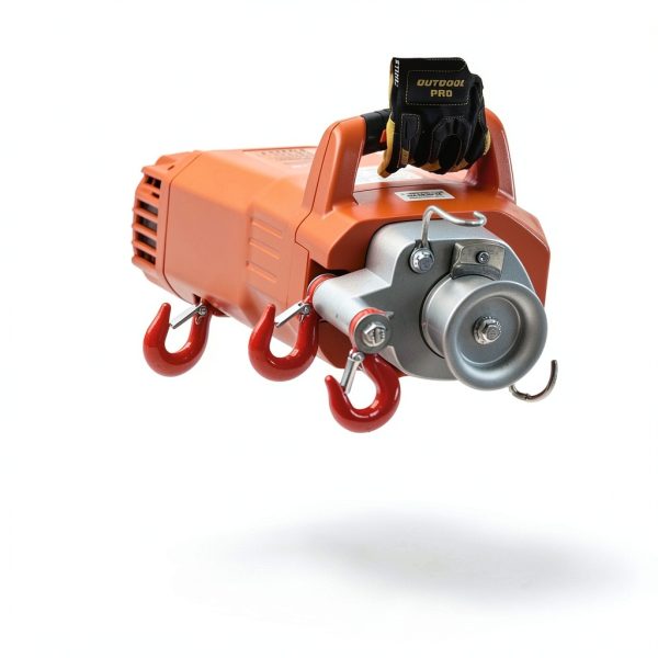 Electric Portable Capstan Winch SuperHandy 48V Brushless 2000lb Pull-6