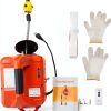 Electric Hoist Winch NTNOEA 110V Portable 1500W 1100lb Capacity Orange-0