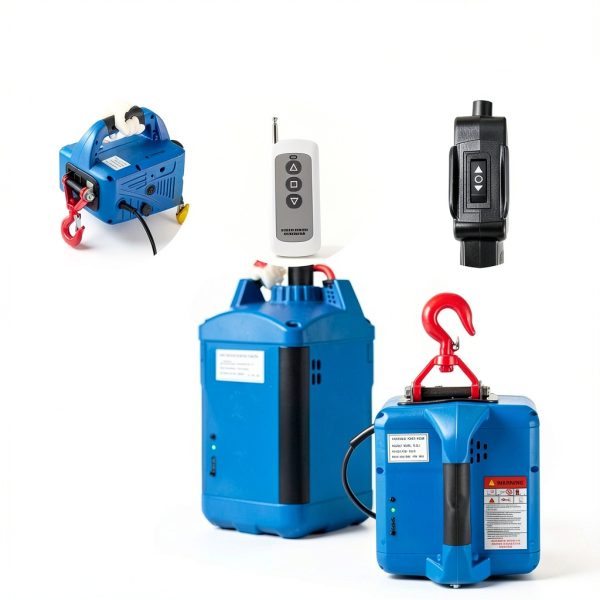 3 in 1 Electric Hoist OXMART 110V Winch 1100lb with Remote Control-1