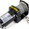 ATV Winch Generic 2000lb 12V 1.0hp Steel Cable Roller Remote Control-4