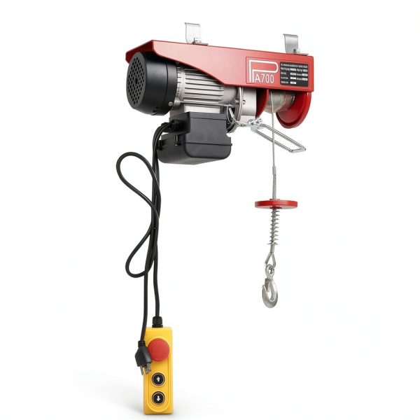 Electric Winch RTUSUML 1543 lb 110V Hoist with Dual Slings-0