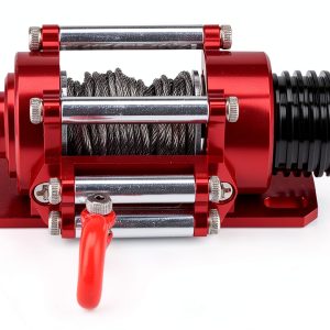 Metal Winch for SCX10 D90 D110 TF2 KM2 LUCKDANO Mini RC Electric Winch-0