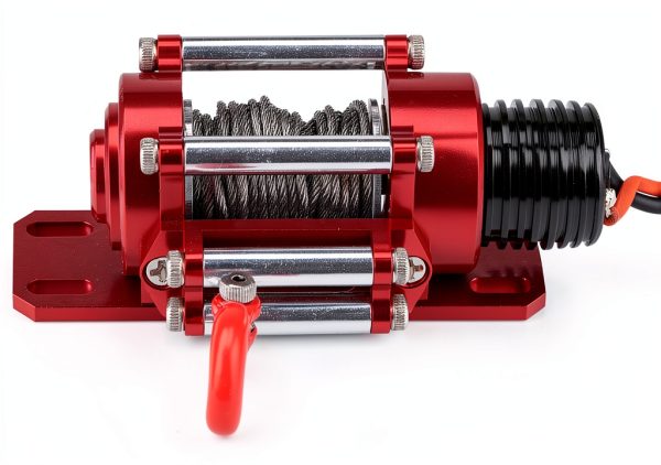 Metal Winch for SCX10 D90 D110 TF2 KM2 LUCKDANO Mini RC Electric Winch-0