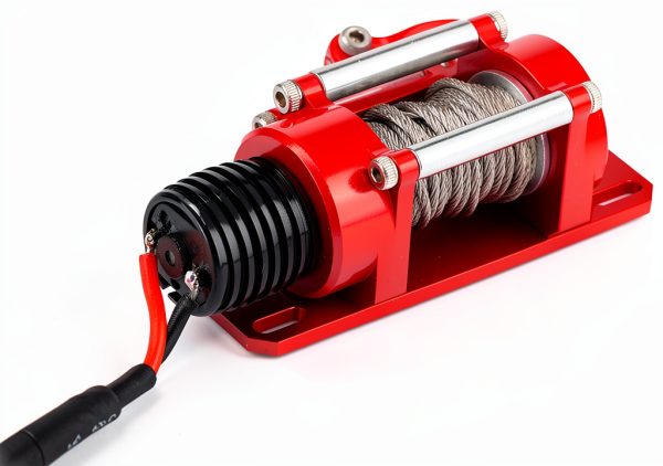 Metal Winch for SCX10 D90 D110 TF2 KM2 LUCKDANO Mini RC Electric Winch-3