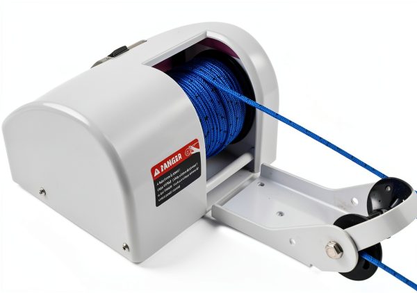 Electric Anchor Winch Acdet 25LBS Marine with Remote Control White-1