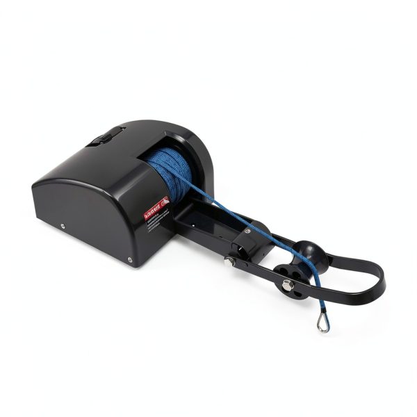 Electric Boat Anchor Winch CUBELLIN 35lb with Remote and 100ft Rope-5