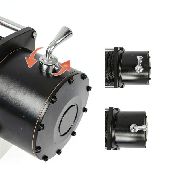20000LB Electric Winch Tekstap 12V IP68 Waterproof 0.47in x85ft Rope-4