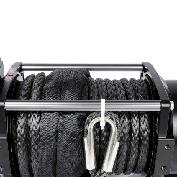 20000LB Electric Winch Tekstap 12V IP68 Waterproof 0.47in x85ft Rope-6