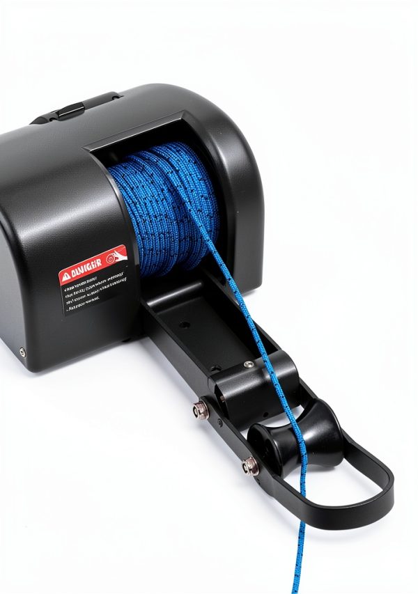 Electric Boat Anchor Winch CUBELLIN 35lb with Remote and 100ft Rope-1