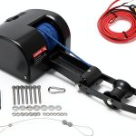 Electric Boat Anchor Winch CUBELLIN 35lb with Remote and 100ft Rope-0