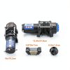 WeiSen 4500lb 12V ATV UTV Electric Winch Kit with Synthetic Line-1